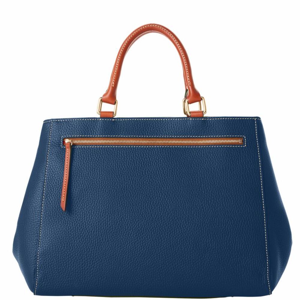 Dooney & Bourke Pebble Grain Zip Satchel - Jeans - Picture 4 of 4